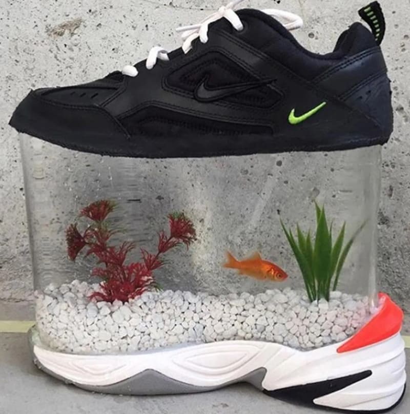 Креативные дизайнеры Tokyo Lab придумали необычное сочетание Nike Air Max 360 и аквариумных питомцев